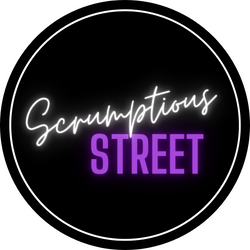 Scrumptious street dessert and grazing logo -scrumptious street
